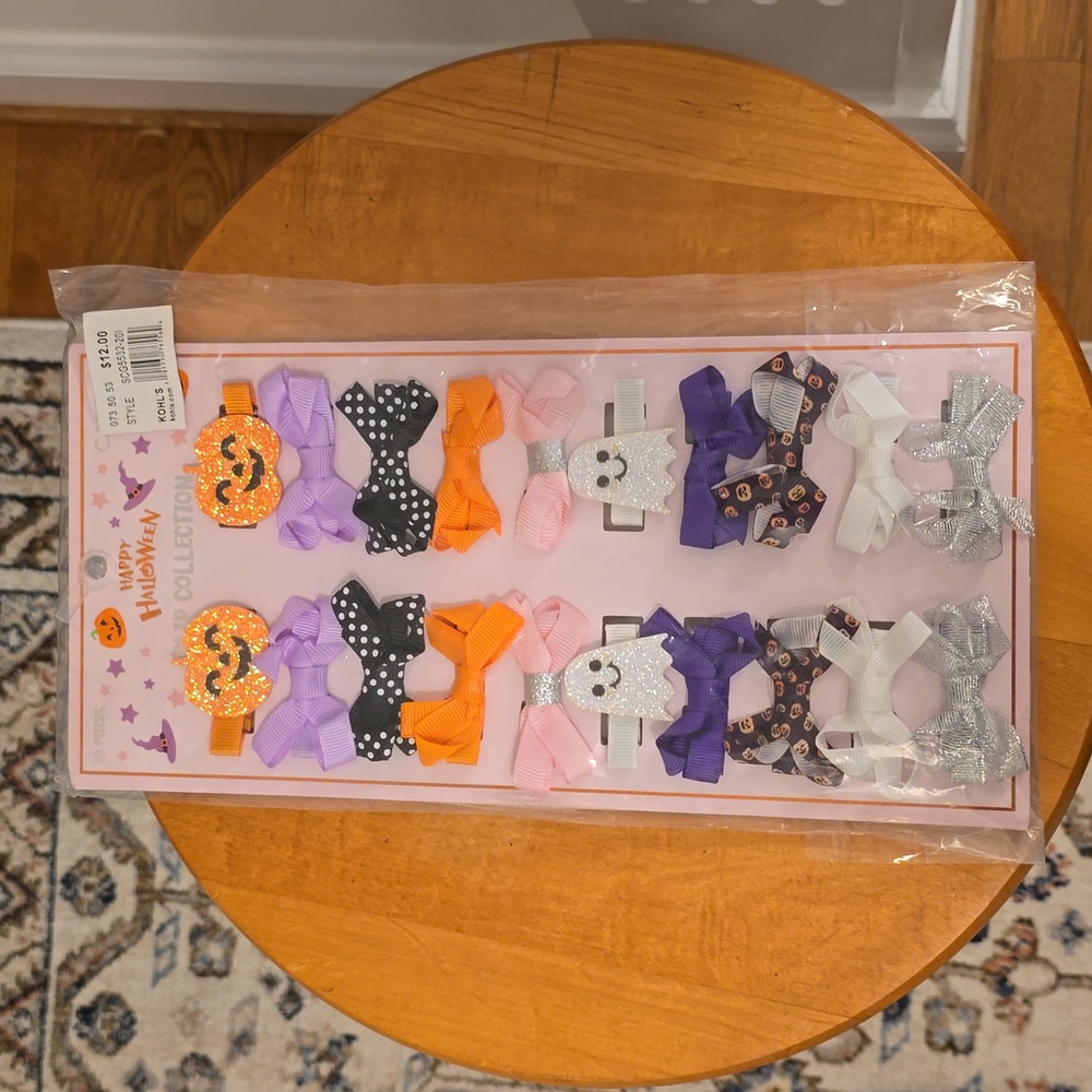 HAPPY HALLOWEEN HAIR CLIP COLLECTION 20 PIECES